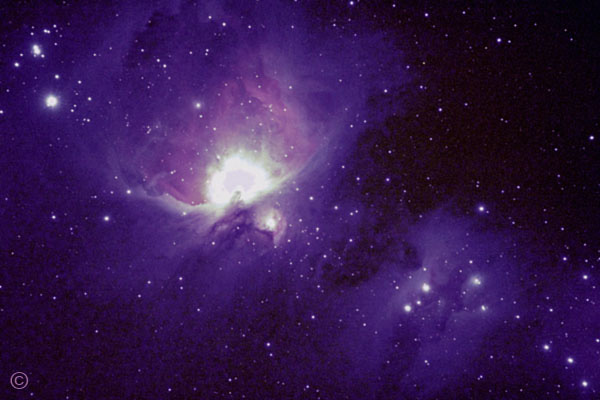 Orion Nebel - M 42 + M 43